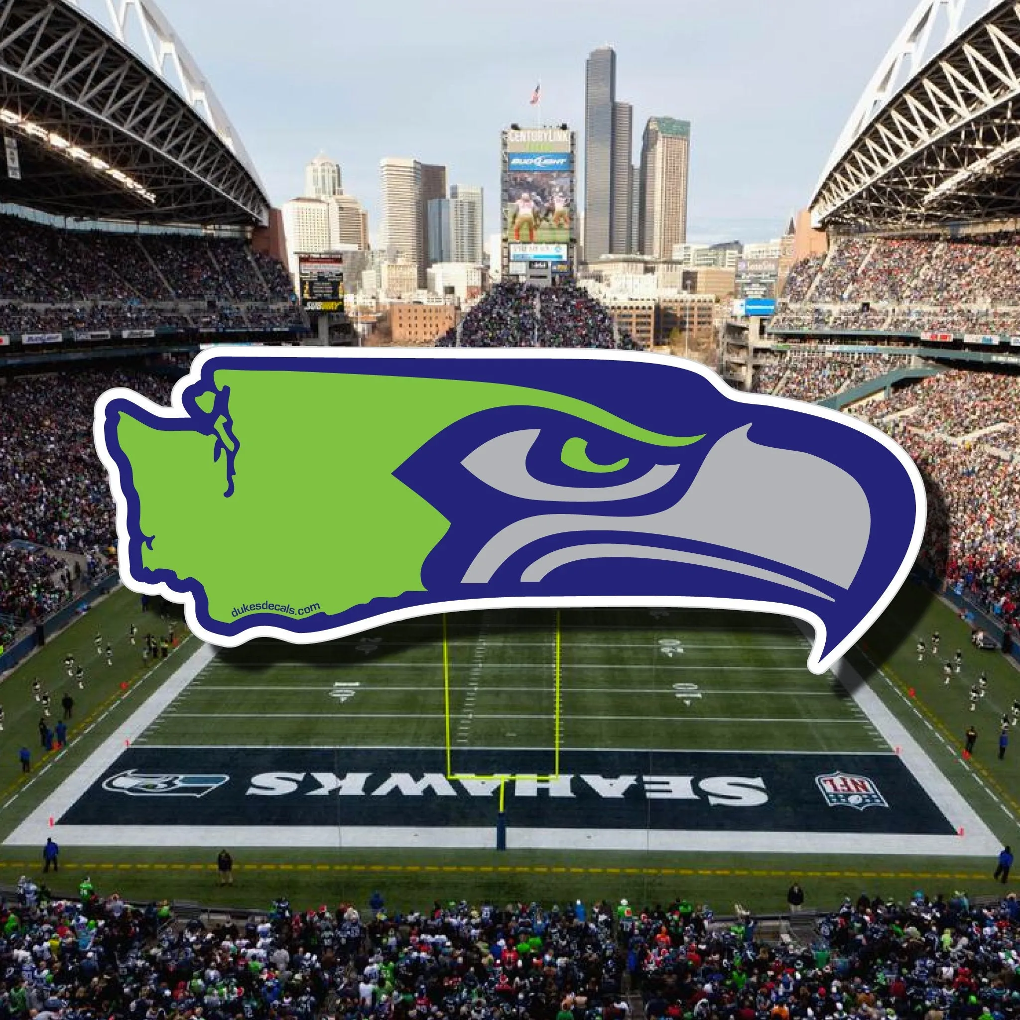 Seahawks Washington State Decal