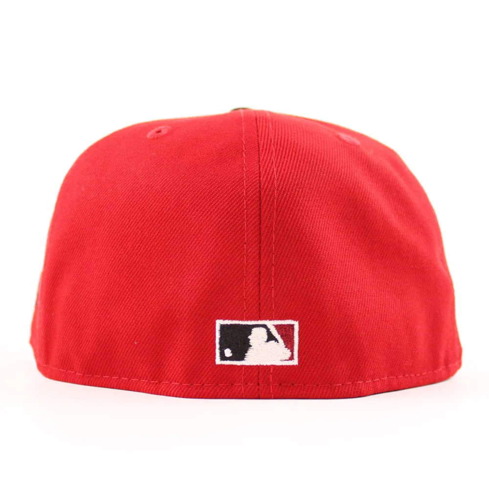 Seattle Mariners 30th Anniversary New Era 59Fifty Fitted Hat (Scarlet Red Black Gray Under Brim)