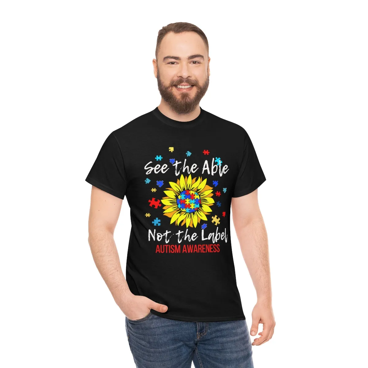 See the Able Not the Label Autism T Shirt