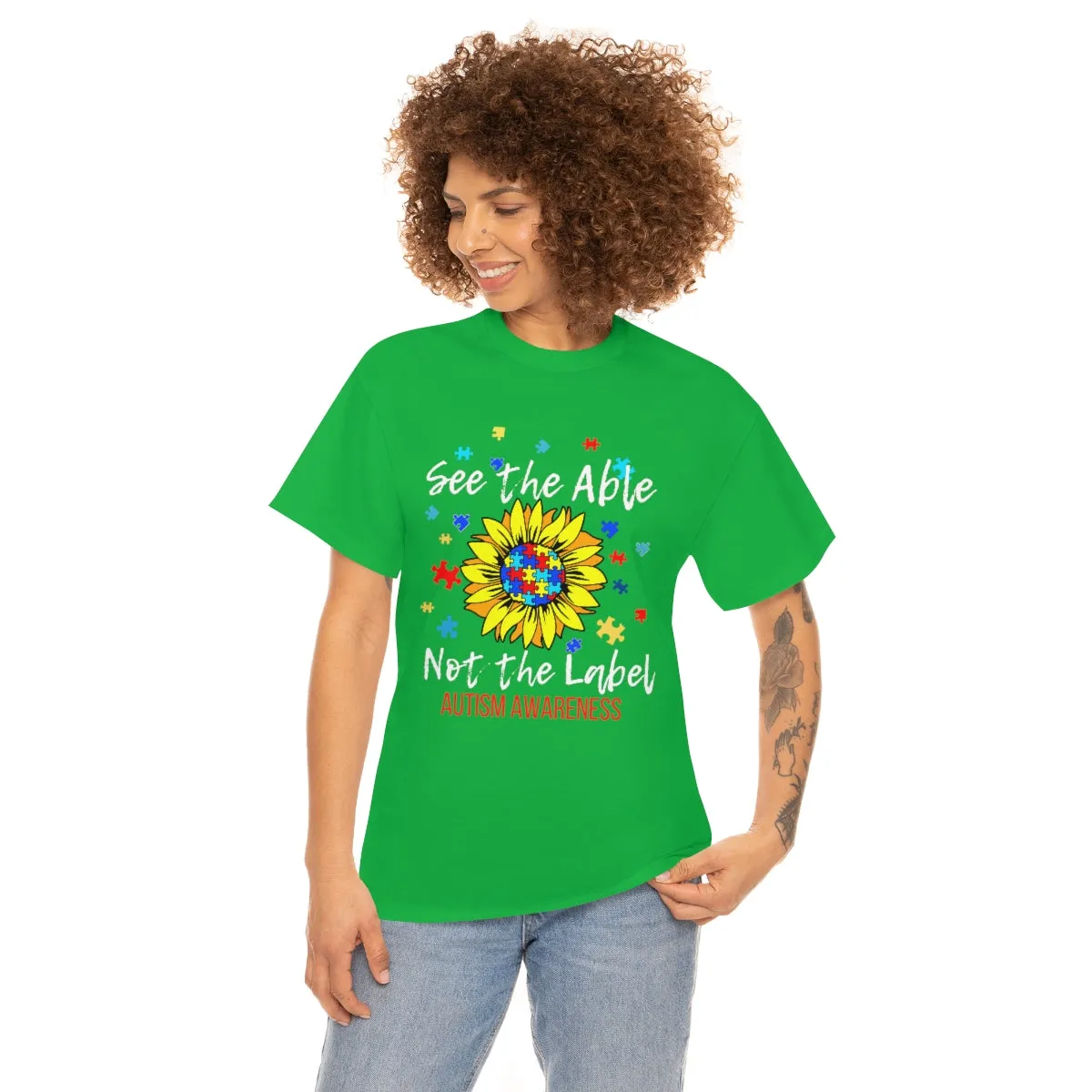 See the Able Not the Label Autism T Shirt