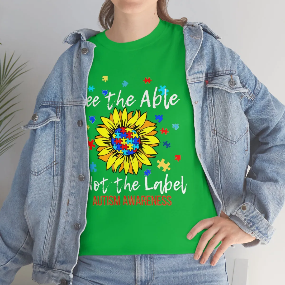 See the Able Not the Label Autism T Shirt