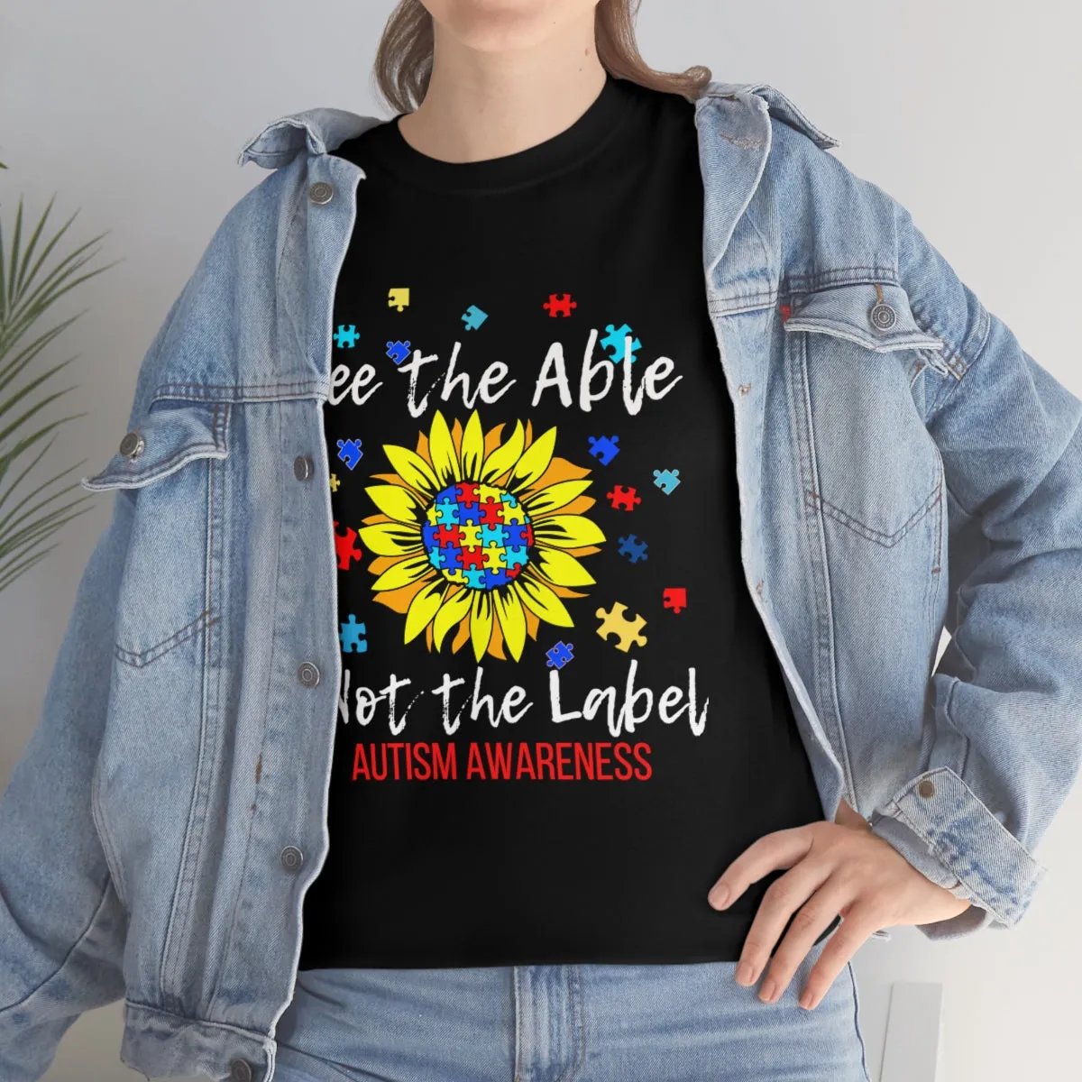 See the Able Not the Label Autism T Shirt
