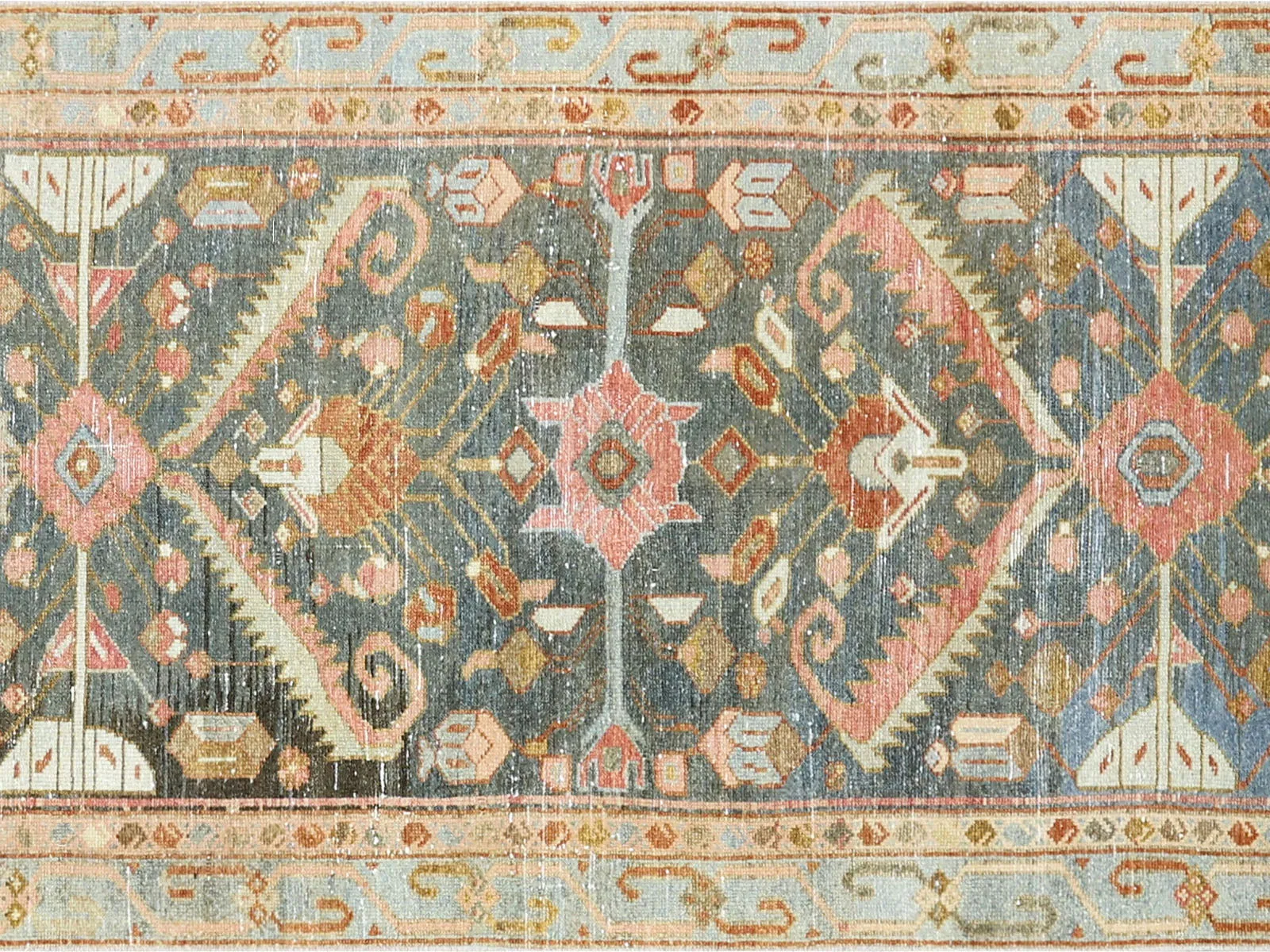 Semi Antique Persian Melayer Runner - 2'8" x 9'7"