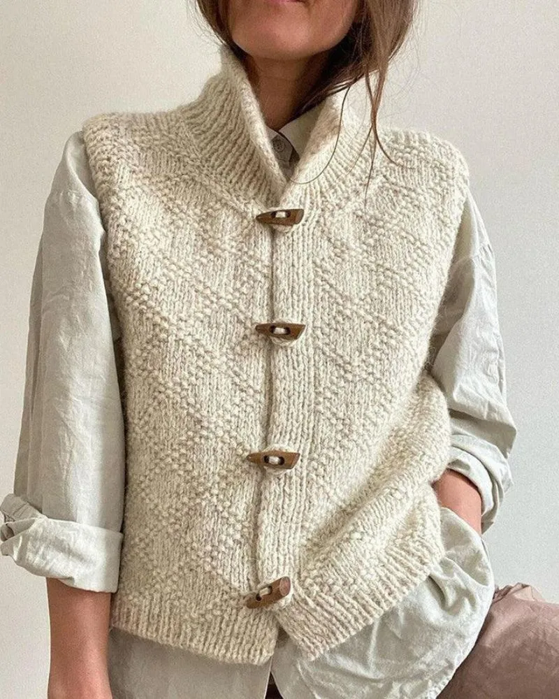 Seren | Elegant Sleeveless Cardigan