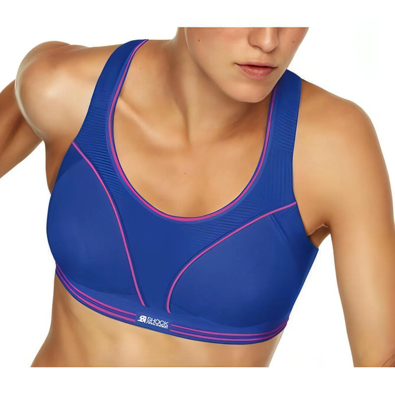 Shock Absorber Ultimate Run Womens Sports Bra - Blue
