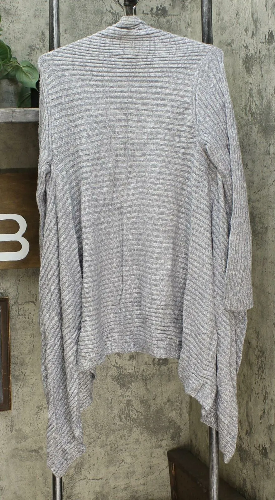 Skinnygirl Women's Dream Waterfall Cardigan Sweater with Sharkbite Hem