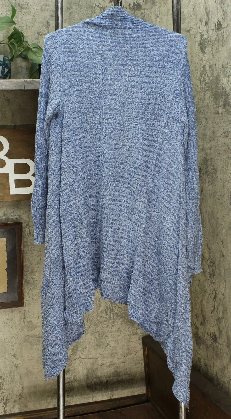 Skinnygirl Women's Dream Waterfall Cardigan Sweater with Sharkbite Hem