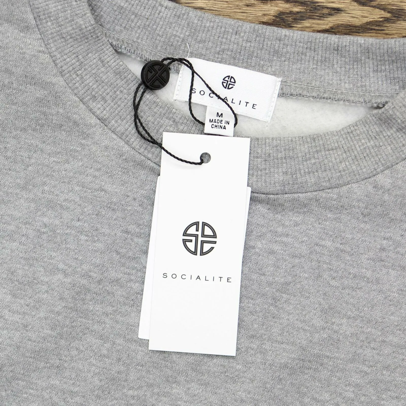 Socialite Women's Crop Fleece Sweatshirt