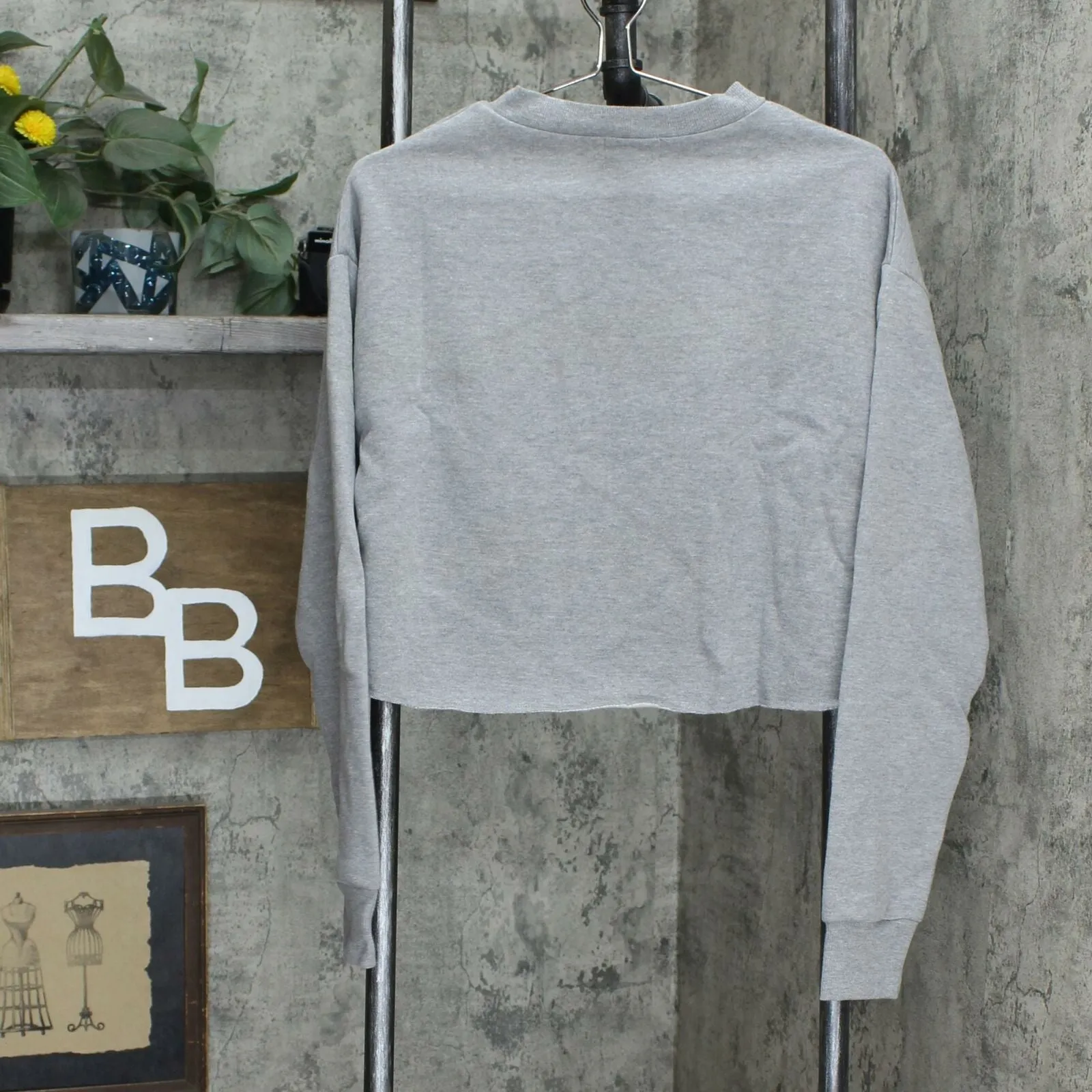 Socialite Women's Crop Fleece Sweatshirt