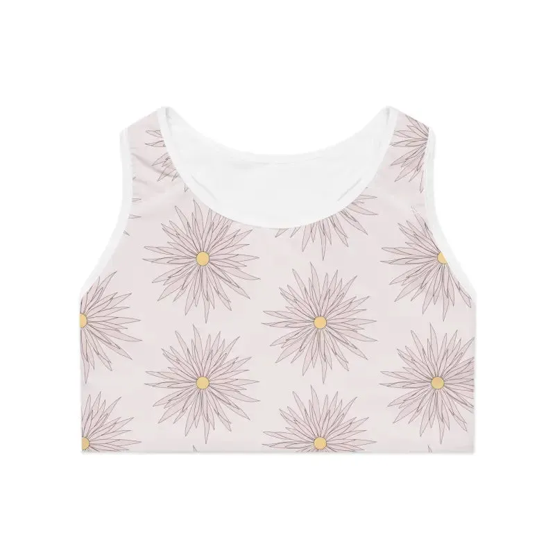 Soft Pink Sports Bra Elevates your Workout