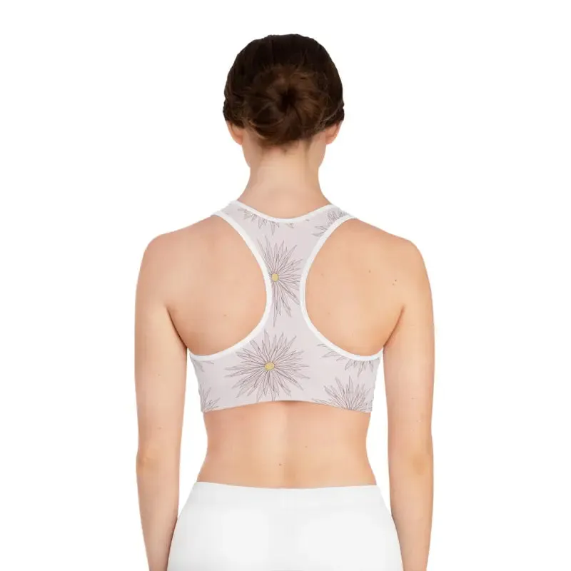 Soft Pink Sports Bra Elevates your Workout