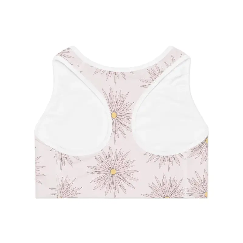 Soft Pink Sports Bra Elevates your Workout