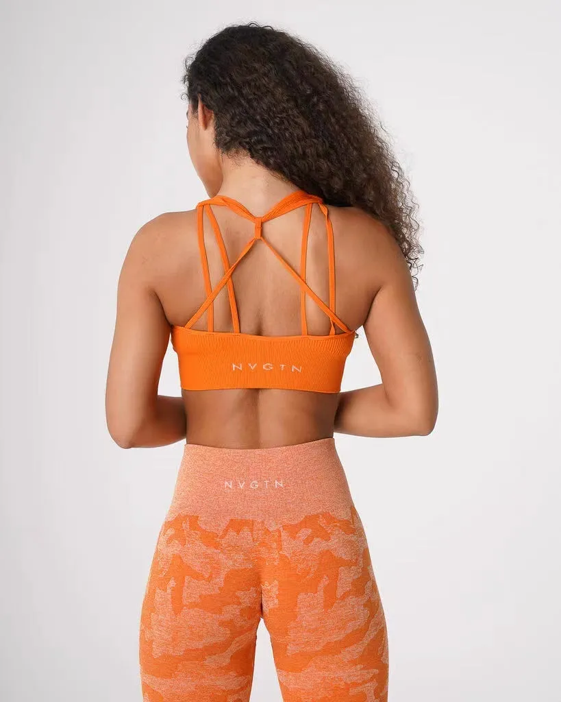 Sports Fitness Beautiful Back Bra Running Yoga Underwear trendy