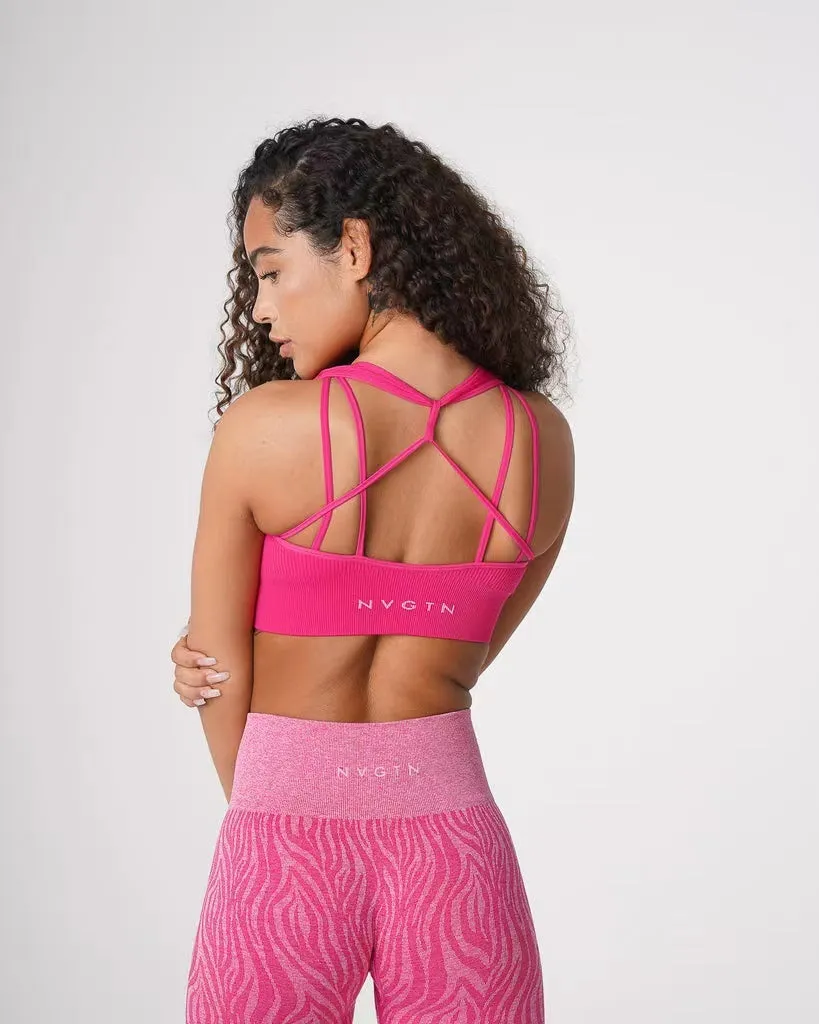 Sports Fitness Beautiful Back Bra Running Yoga Underwear trendy