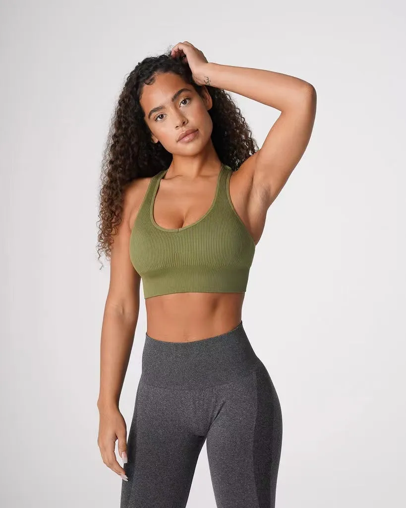Sports Fitness Beautiful Back Bra Running Yoga Underwear trendy
