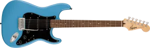 Squier Sonic Stratocaster, Laurel Fingerboard, Black Pickguard, California Blue