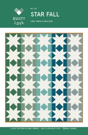 Star Fall Quilt Pattern by Emily Dennis