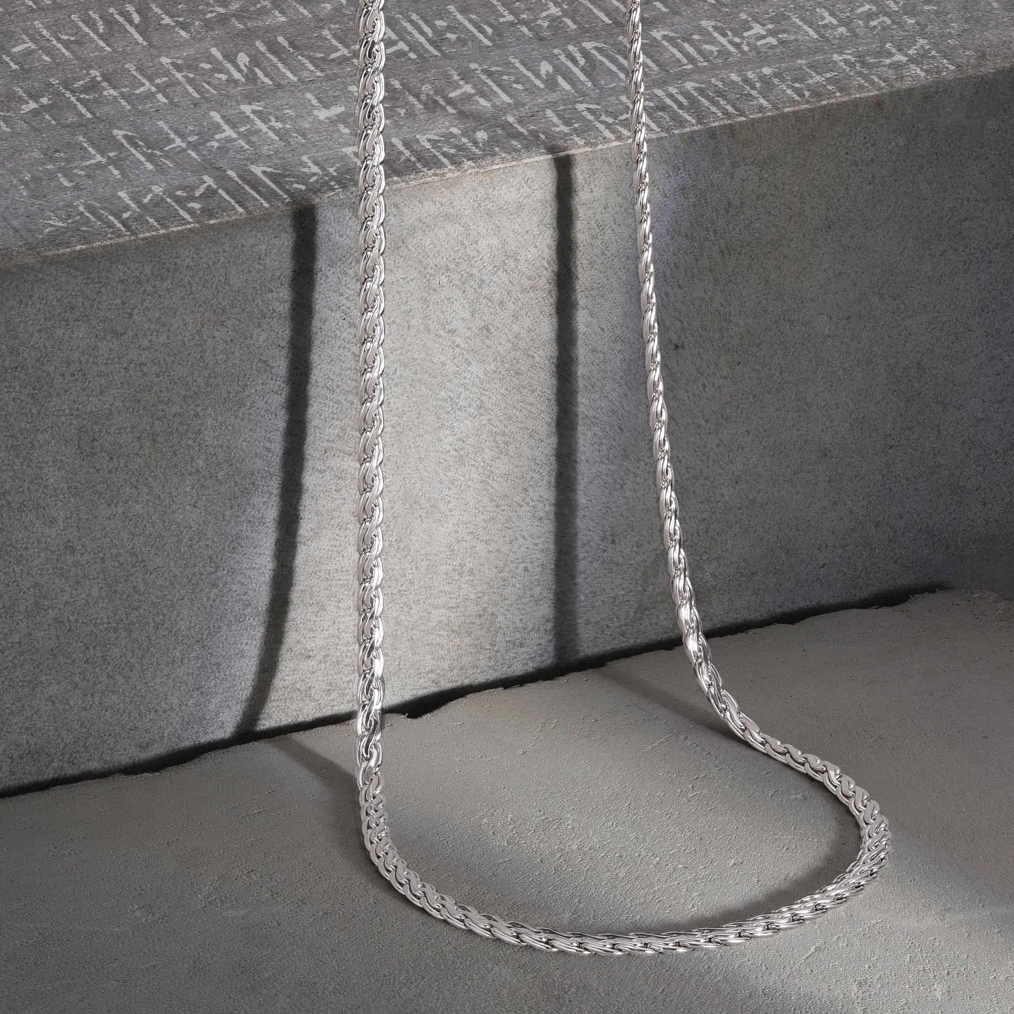 Sterling Silver Wave Chain