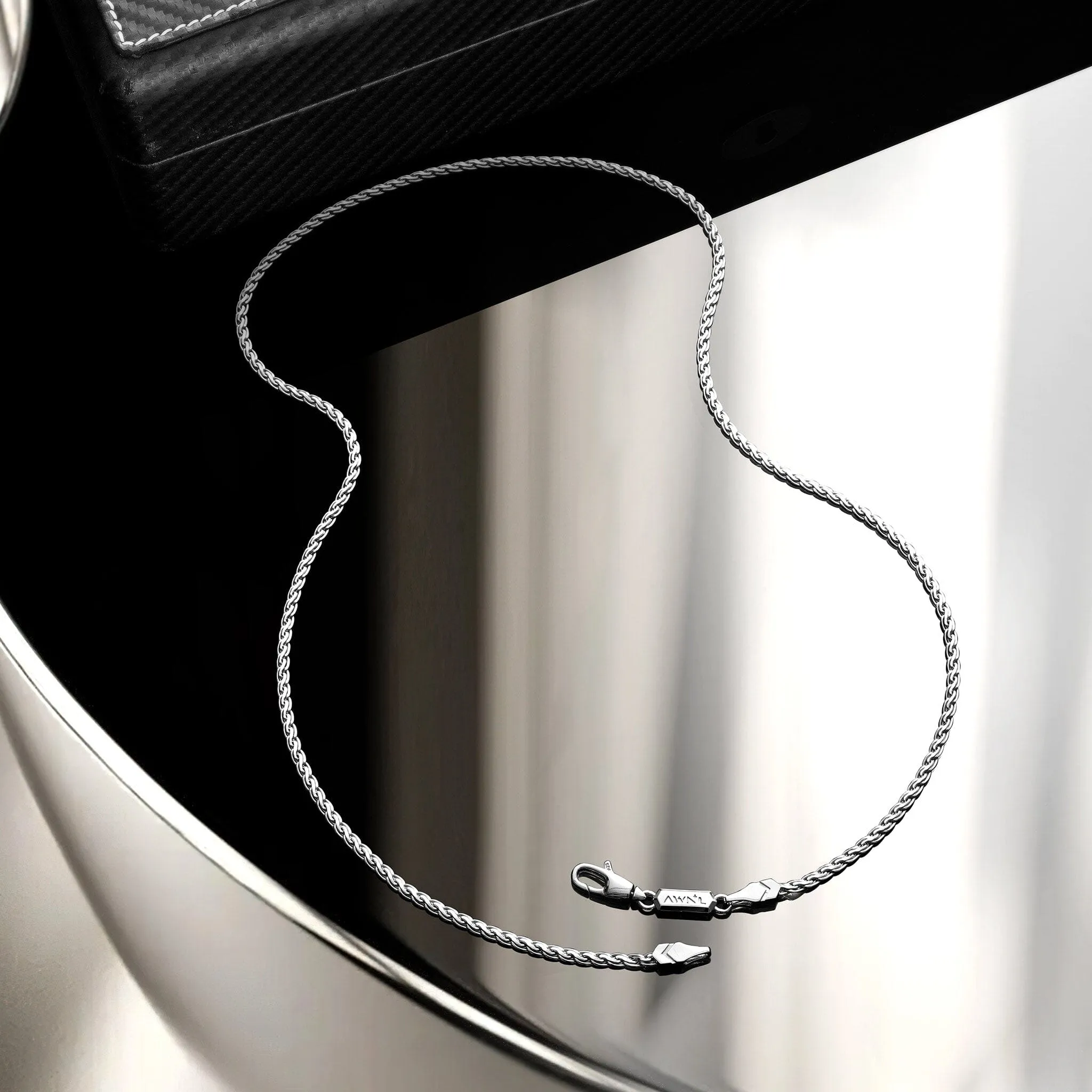 Sterling Silver Wave Chain