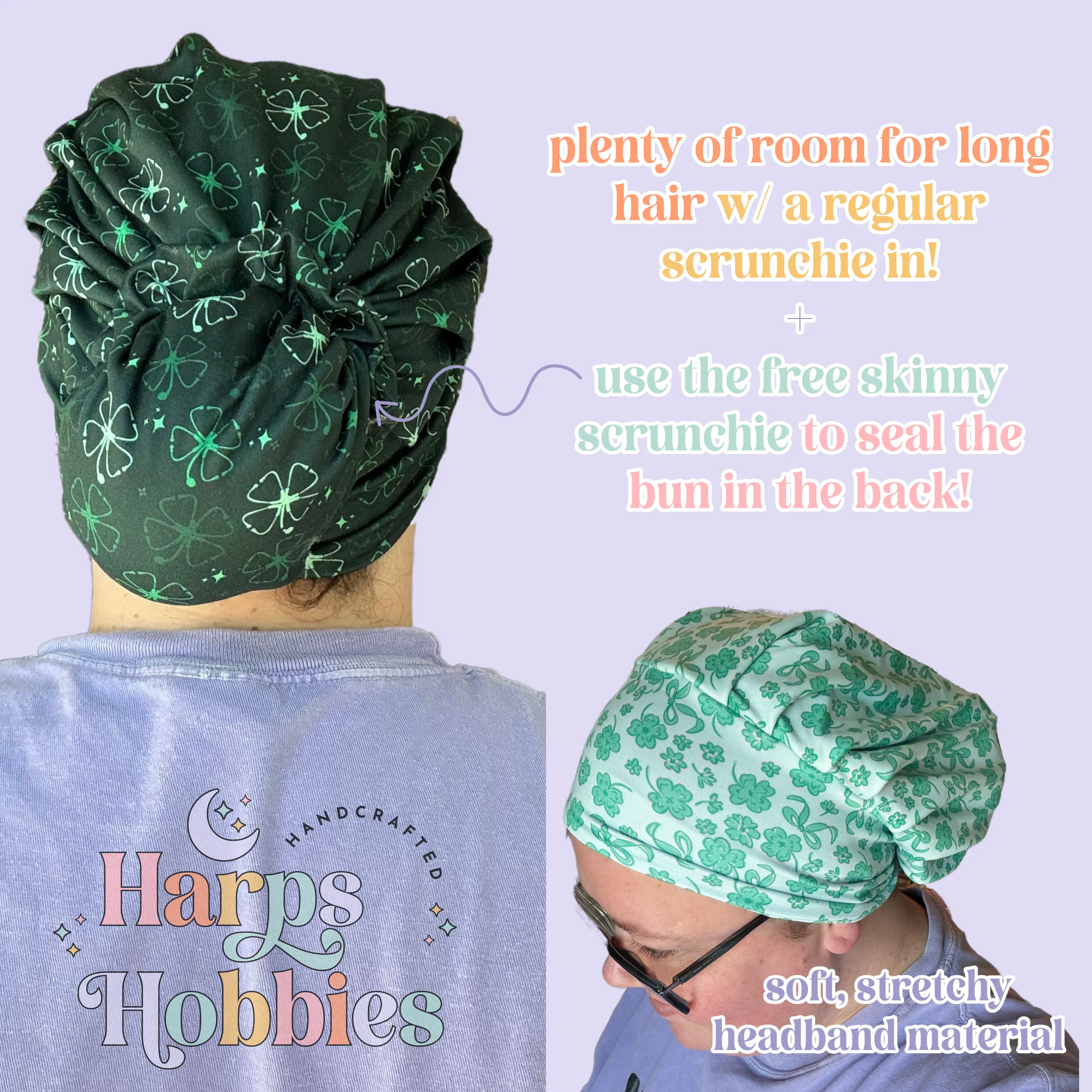 Stethoscope Shamrock Scrub Hat
