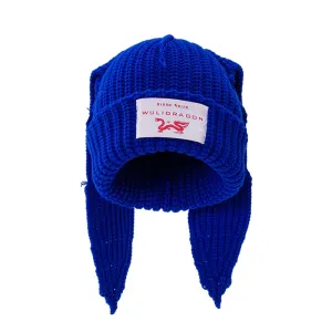 Street Solid Color Rabbit Knitted Hat