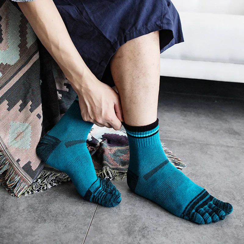 Stripes Sports Toe Socks Gift Box