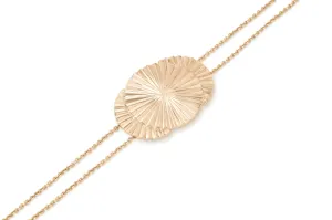 Studio Tara   I   Mulino 18K Gold Triple Disk Double Chain Bracelet