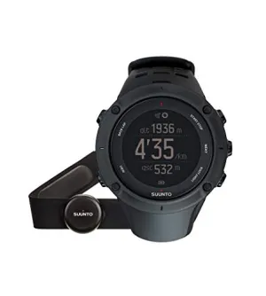 Suunto SS020674000 Ambit 3 Peak GPS Watch with Heart Rate Monitor (Black)
