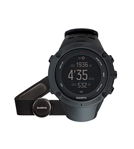 Suunto SS020674000 Ambit 3 Peak GPS Watch with Heart Rate Monitor (Black)