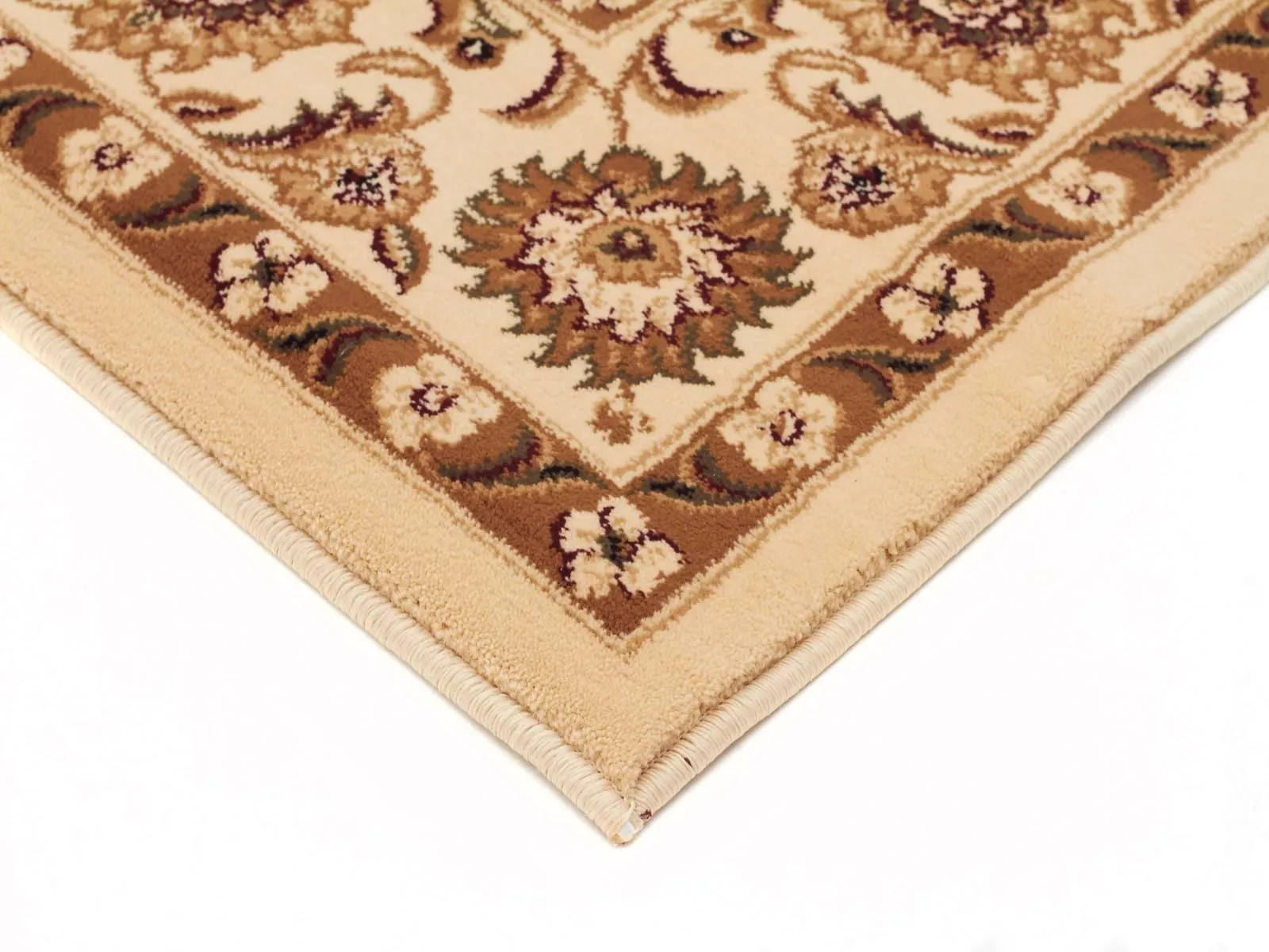 Sydney Classic Runner Ivory with Ivory Border Runner Rug