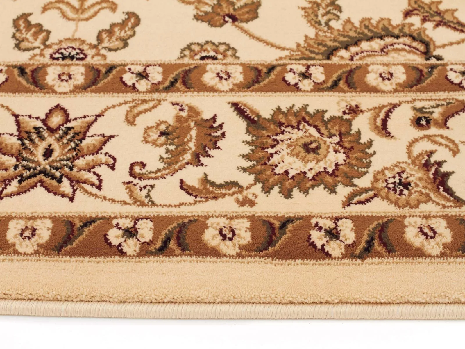 Sydney Classic Runner Ivory with Ivory Border Runner Rug