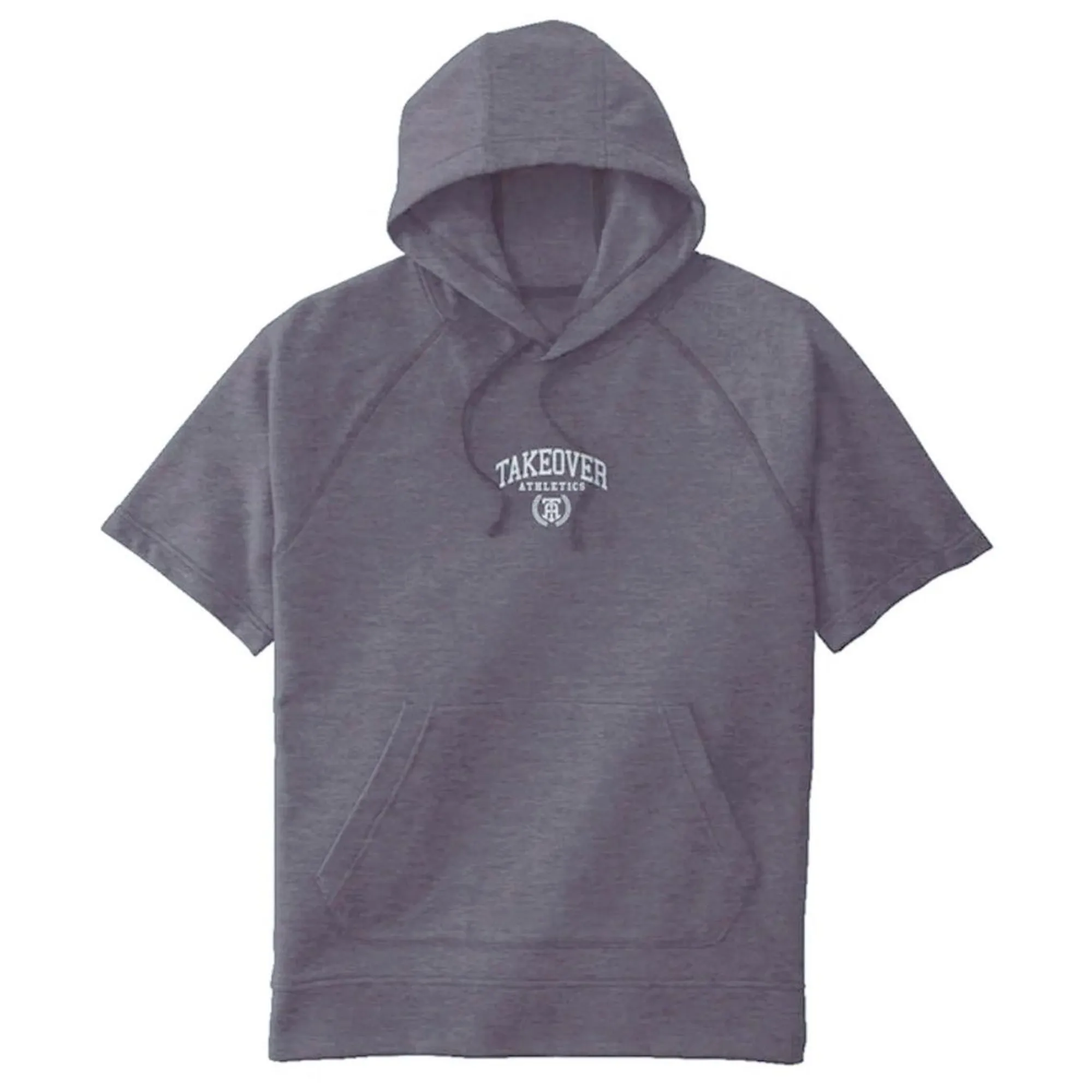 TAKEOVER Athletics Tri-Blend Hoodie - Light Charcoal