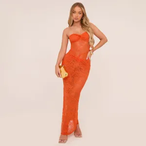 Tamsin | Twisted Lace Maxi Dress