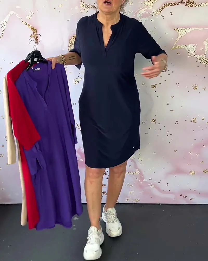 Tatiana® | Elegant V-Neck Dress