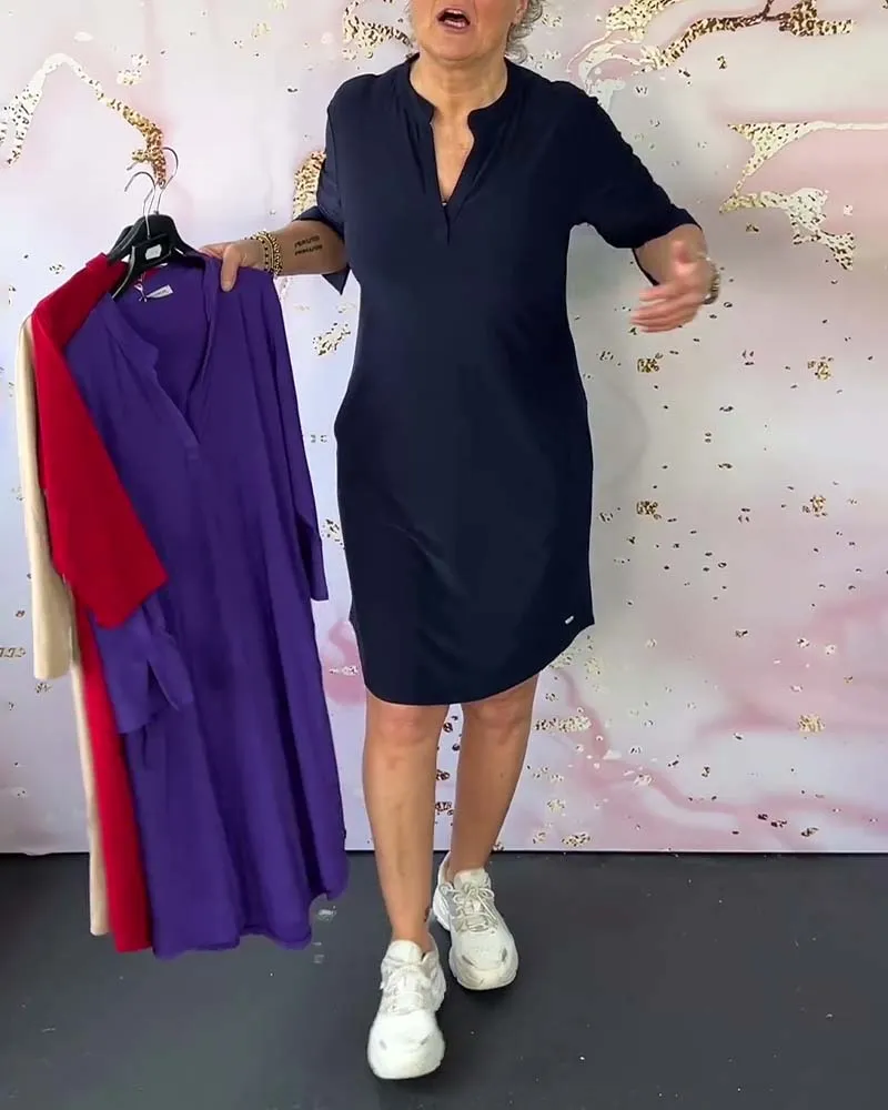 Tatiana® | Elegant V-Neck Dress