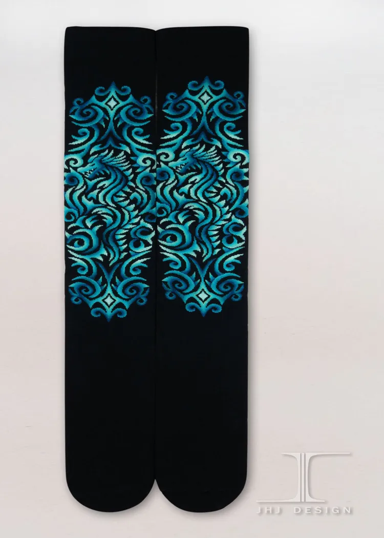 Tattoos - Tribal Dragon Turquoise