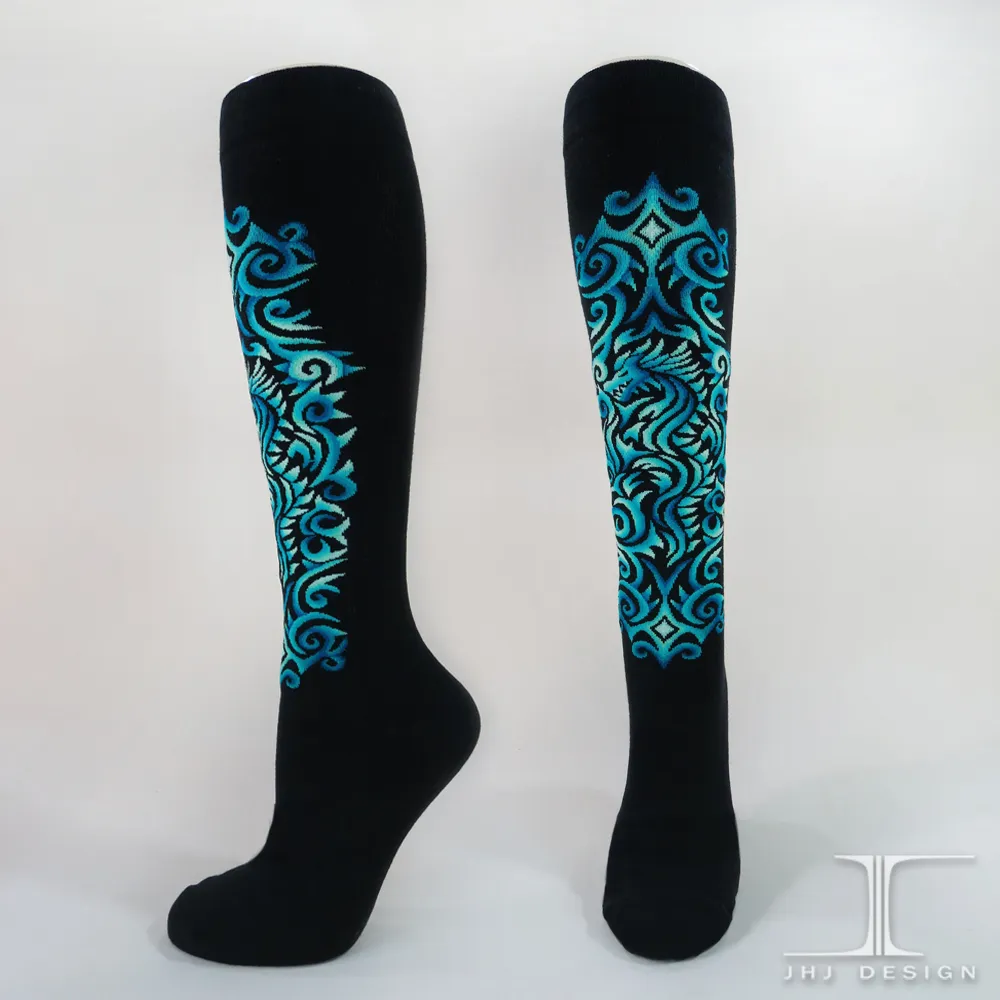 Tattoos - Tribal Dragon Turquoise