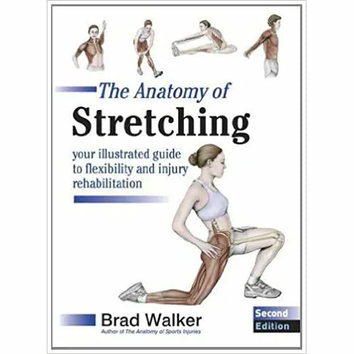The Anatomy 2 Books Collection Set By Brad Walker (Stretching, Sports Injuries)