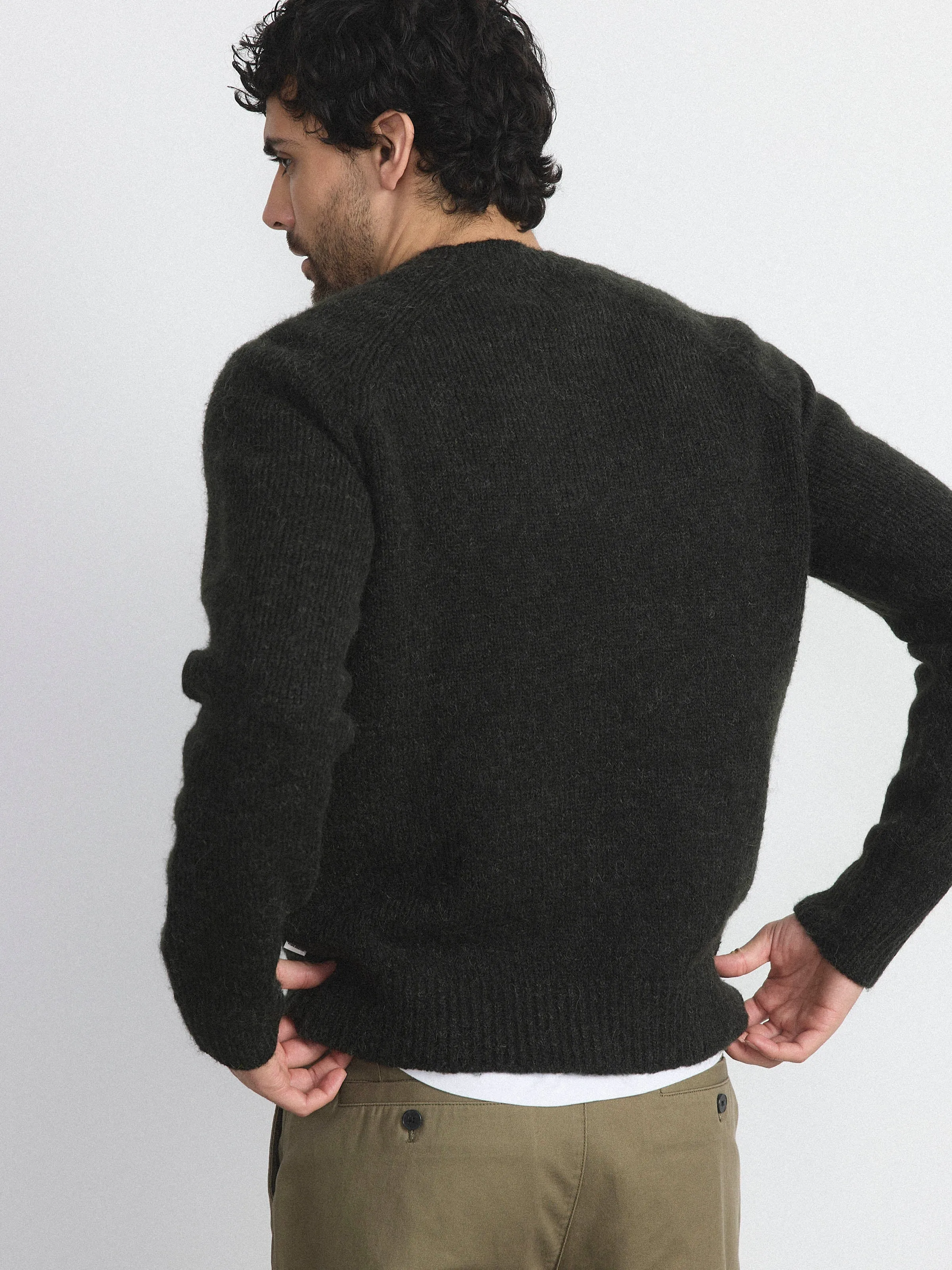 The Fuzzy Sweater in Rosin