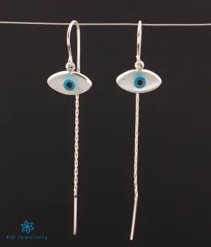 The Protective Evileye Silver Suidhaga Earrings