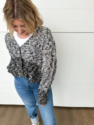 The Tanae Ombre Button Front Cardigan