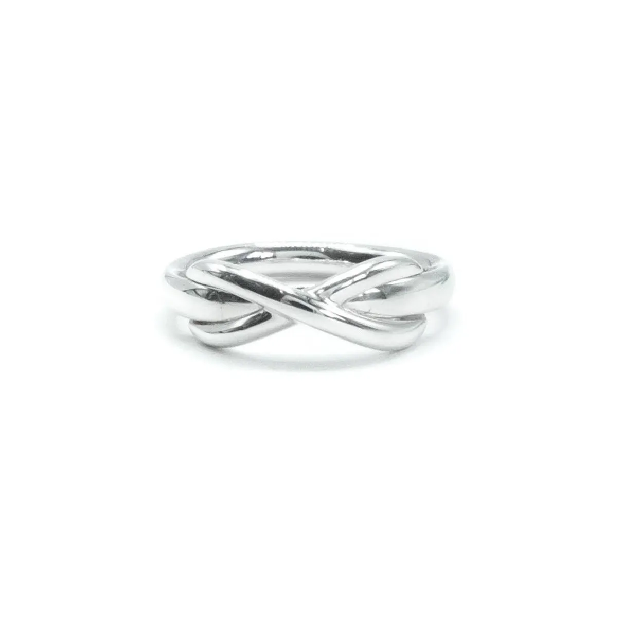 Tiffany & Co Infinity Sterling Silver Ring Size : J