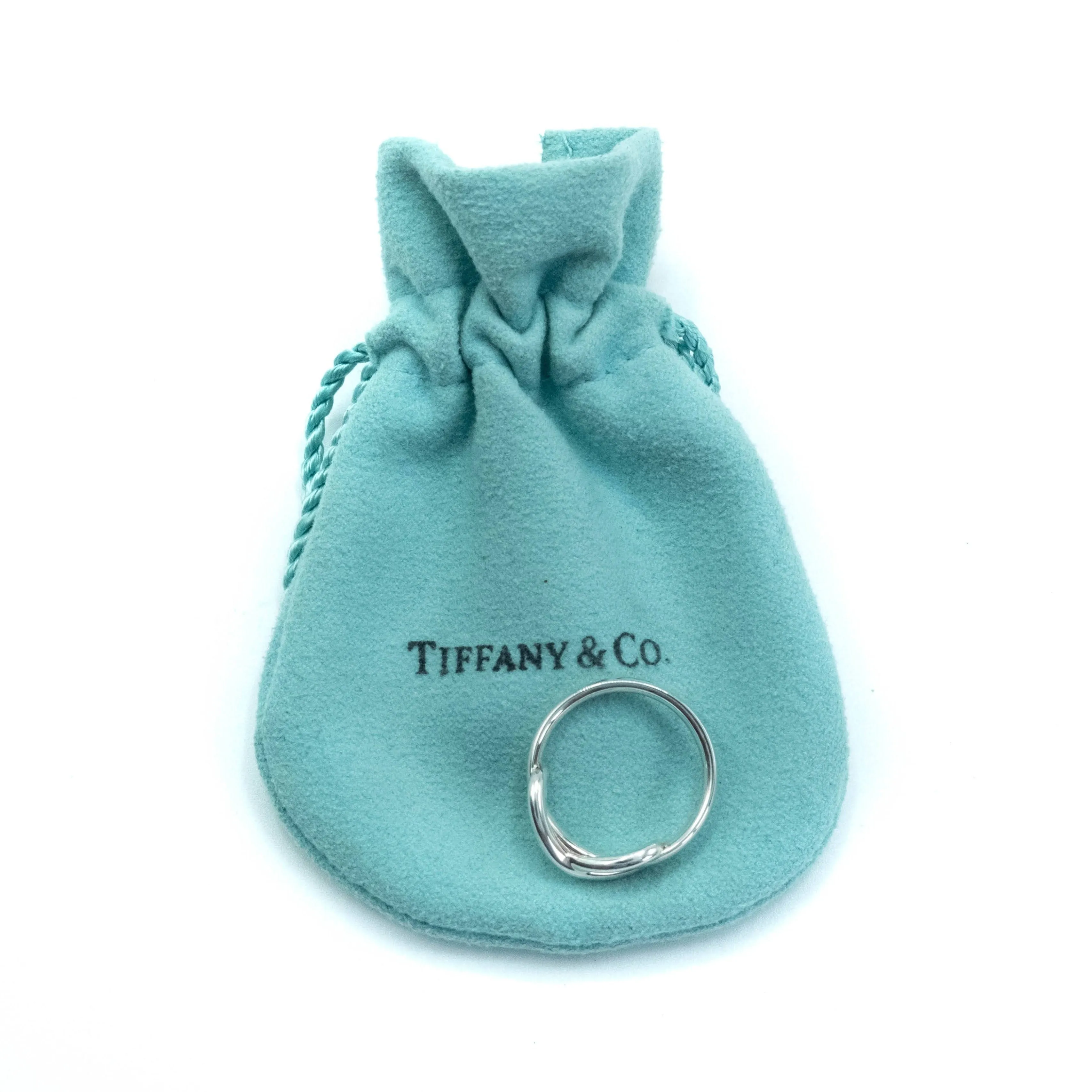 Tiffany & Co Infinity Sterling Silver Ring Size : J