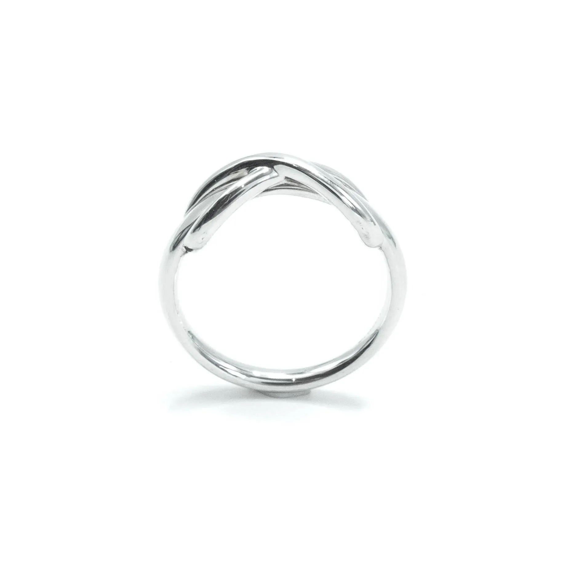 Tiffany & Co Infinity Sterling Silver Ring Size : J