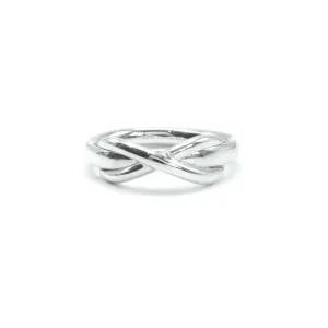 Tiffany & Co Infinity Sterling Silver Ring Size : J