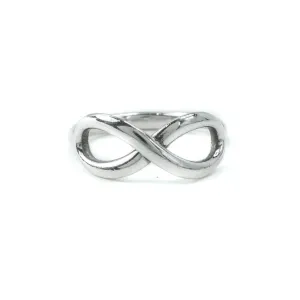 Tiffany & Co Infinity Sterling Silver Ring Size : K