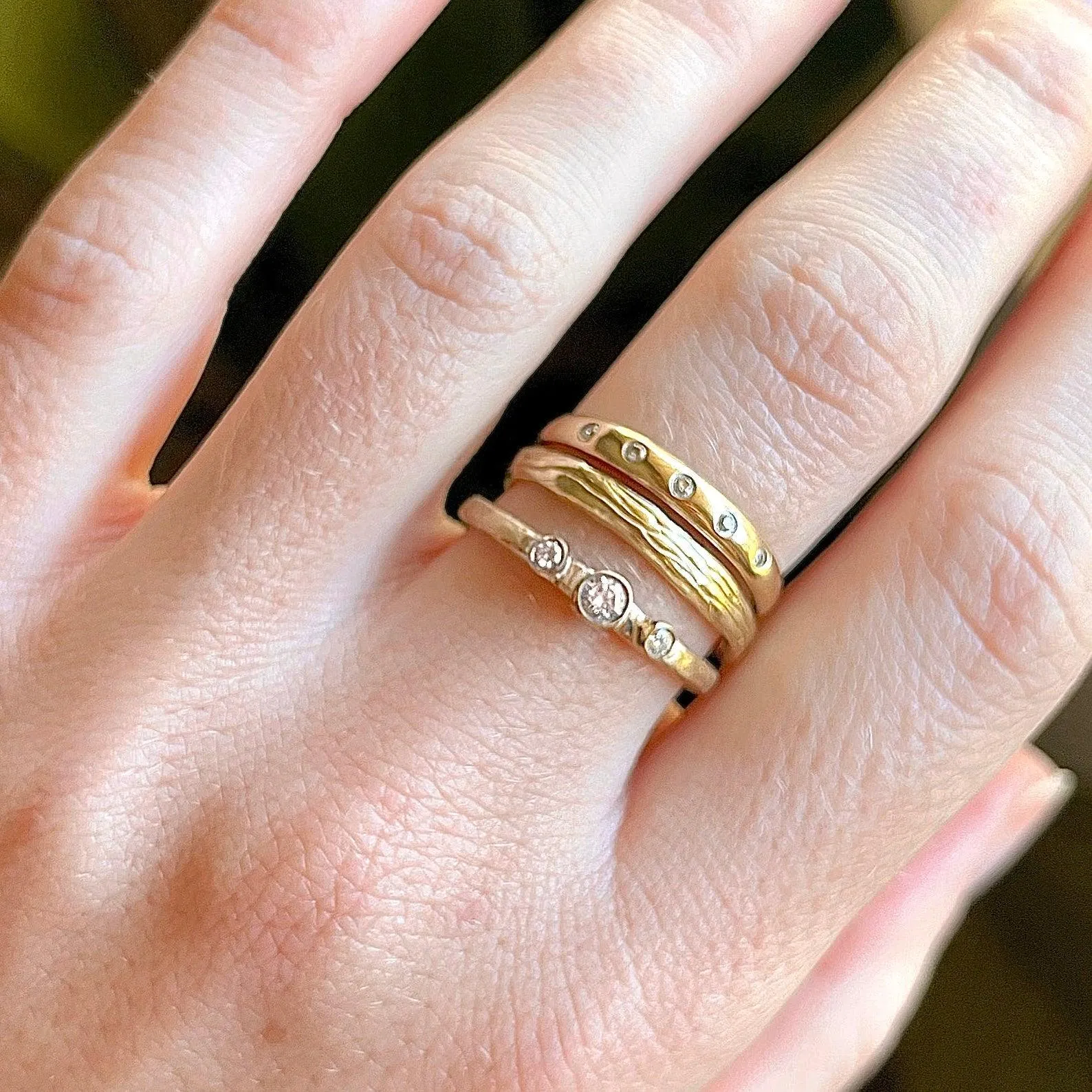 Timeless Diamond Stacking Ring