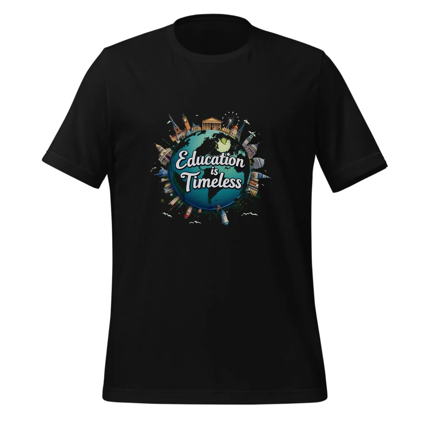 Timeless Education Globe Design | Classic T-Shirt (Unisex)