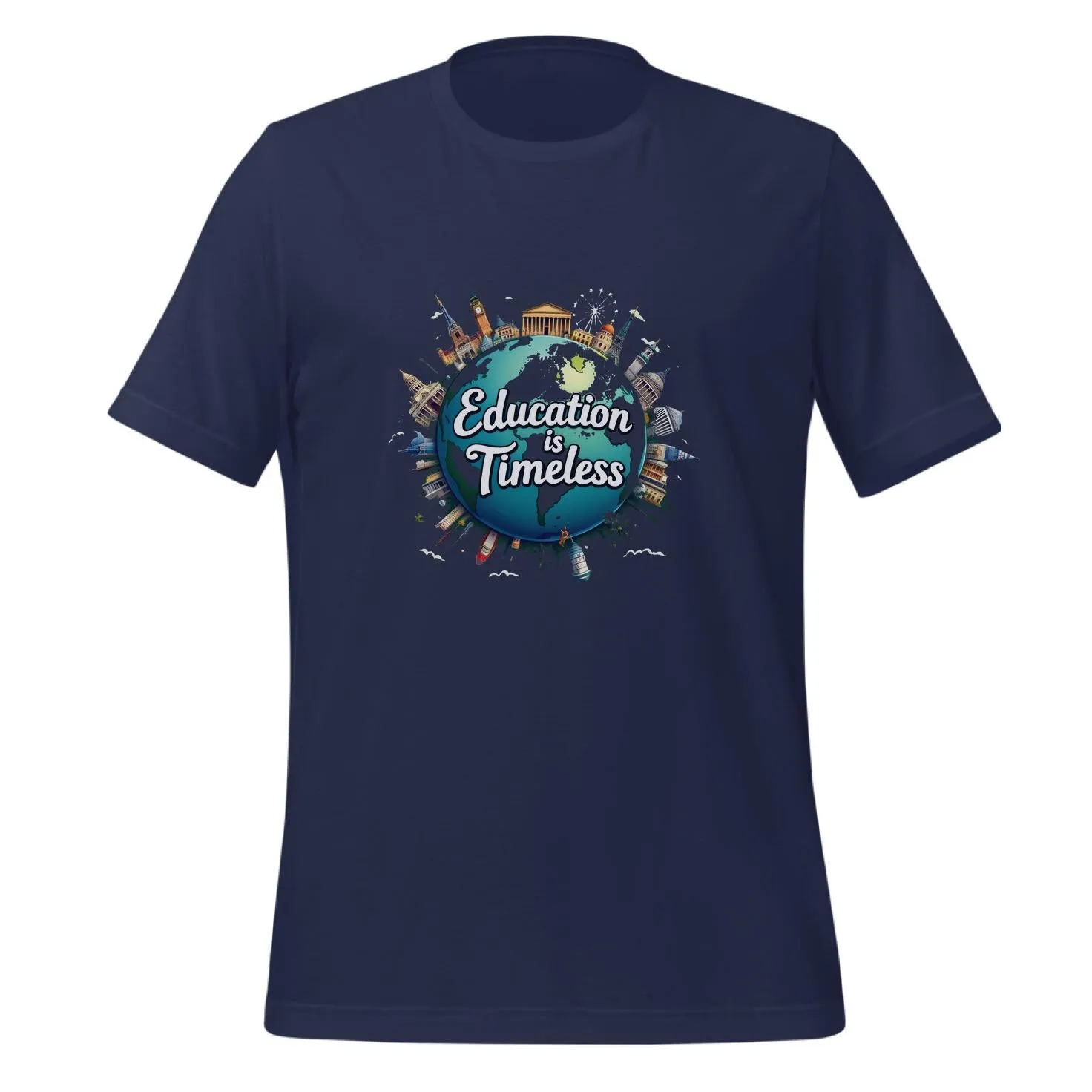 Timeless Education Globe Design | Classic T-Shirt (Unisex)