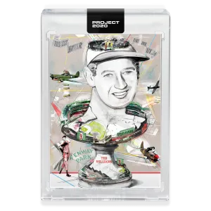 Topps PROJECT 2020 Card 158 - 1954 Ted Williams by Andrew Thiele - Print Run: 4404